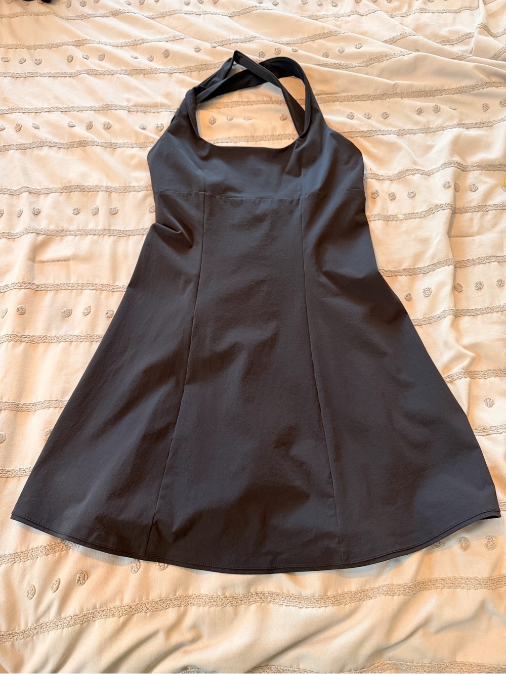 Outdoor Voices Black Halter Mini Dress